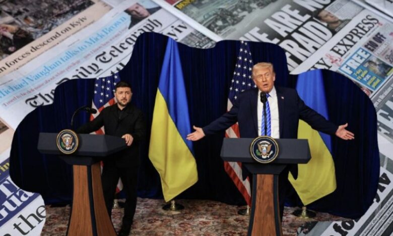 Мировые-СМИ-обсуждают-встречу-Трампа-с-Зеленским-–-прорыва-нет
